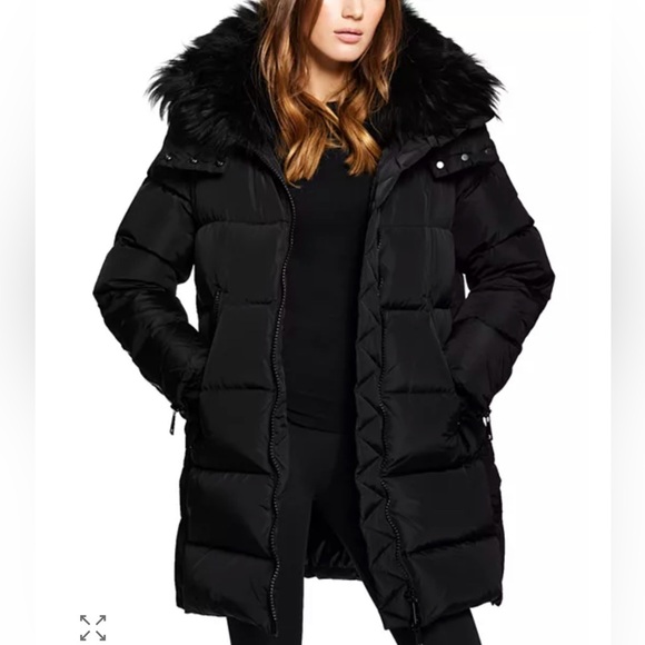 SAM XS Addison Puffer coat with Shearling Trim - Picture 3 of 7